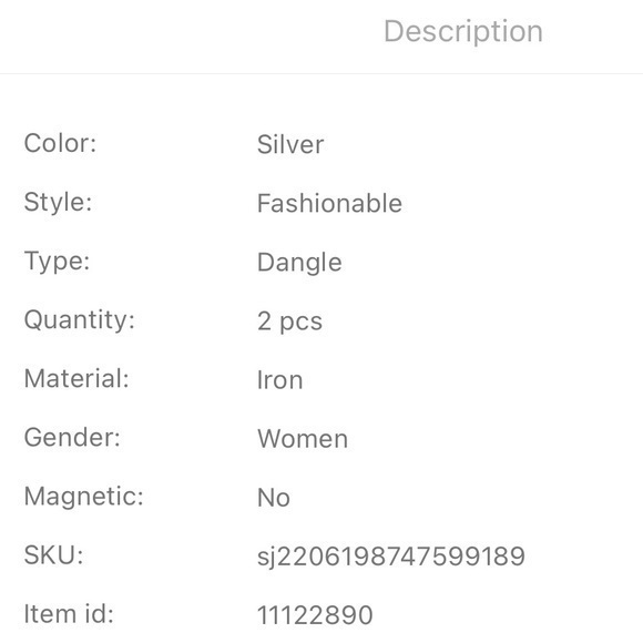 Twist Drop Earrings Silver Plated - Picture 8 of 8